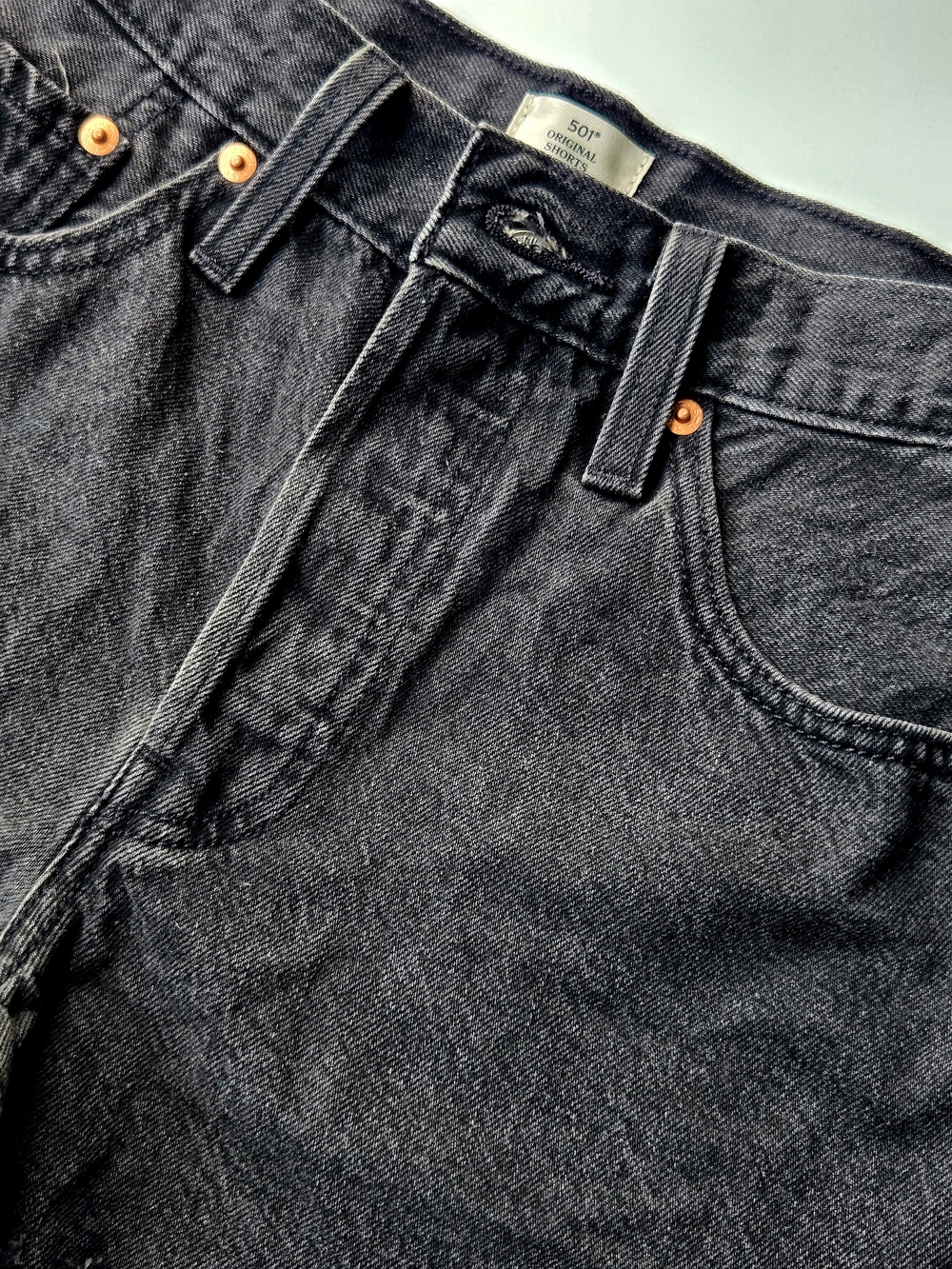Levi's Women's Shorts Black Denim